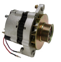 Inboard Alternator MANDO 12V, 55-AMP USED ON MERCRUISER & VOLVO WITH A 6-GROOVE SERPENTINE PULLEY, 3-WIRE HOOK-UP 2" MO - 20093 - API Marine